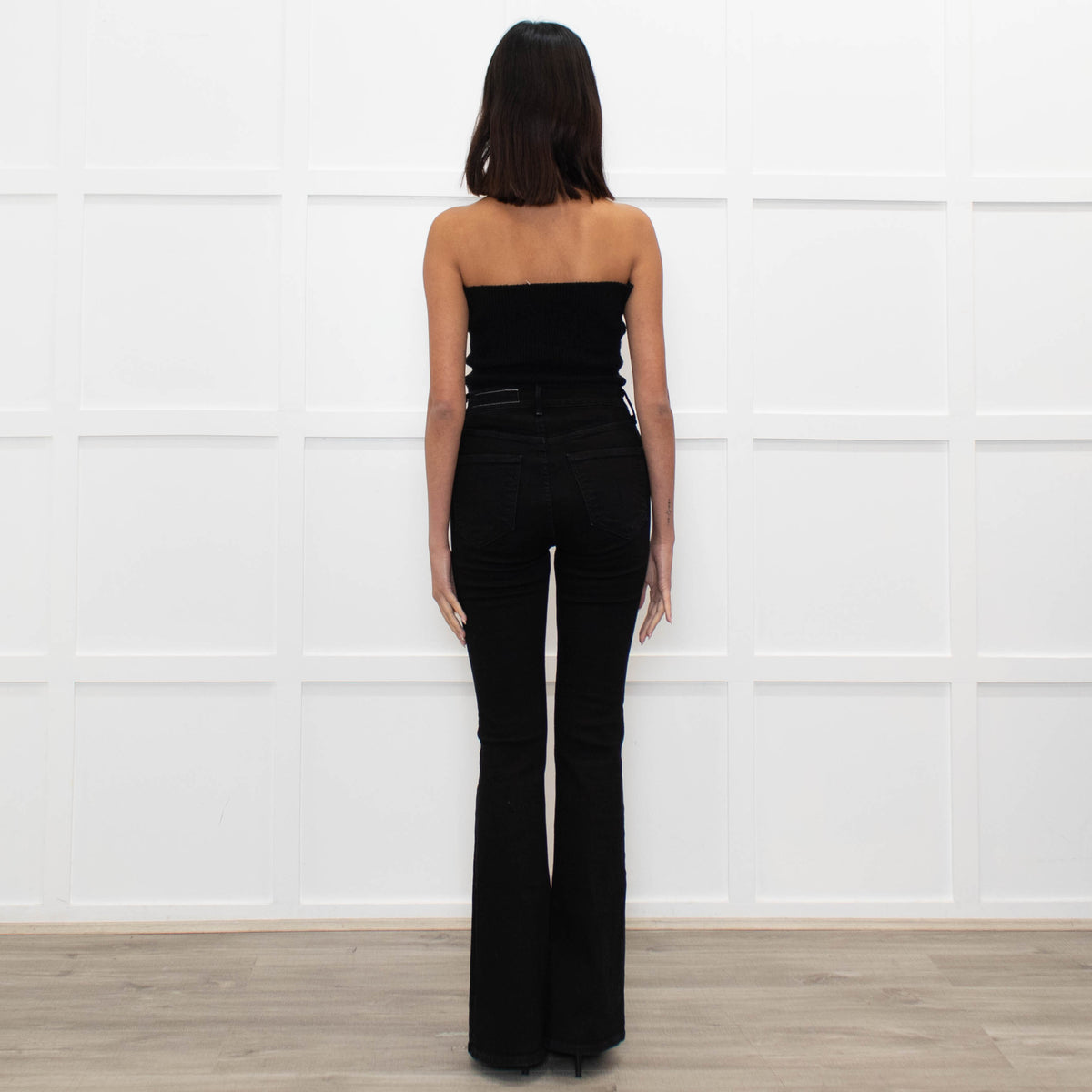 Rag & Bone Black Flared Jeans