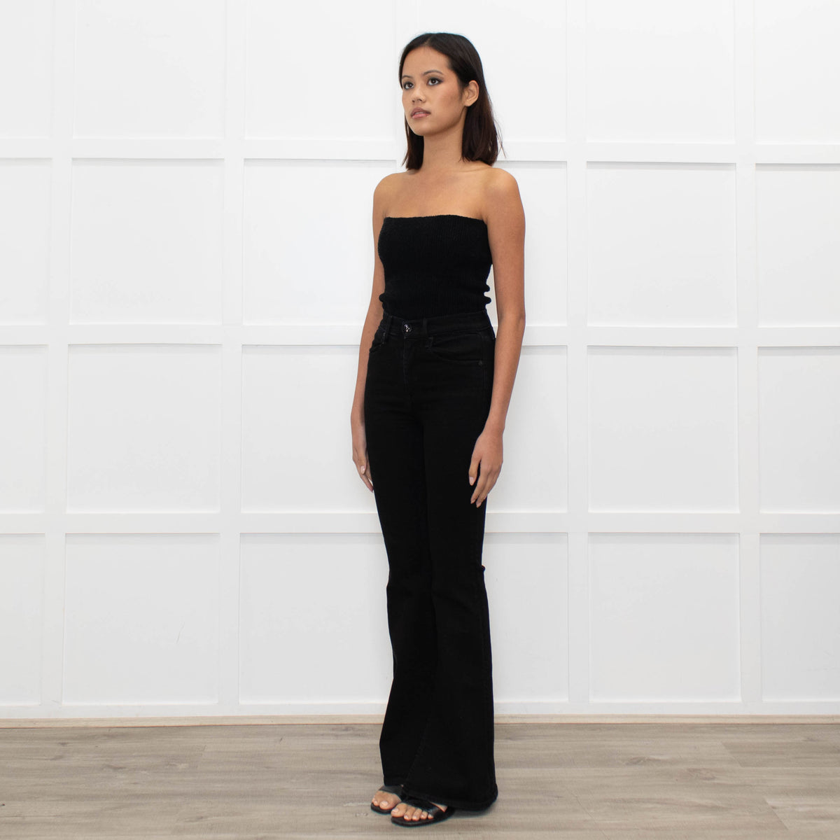 Rag & Bone Black Flared Jeans