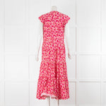 Derek Lam 10 Crosby Pink Floral Print Maxi Dress