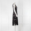 Needle & Thread Black With Floral Sequin Ombre Dress