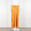 Vince Orange Satin Slip Skirt