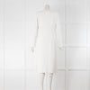 Escada White Tailored Shift Dress