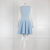 Antonino Valenti Blue and White Sleeveless shift Dress