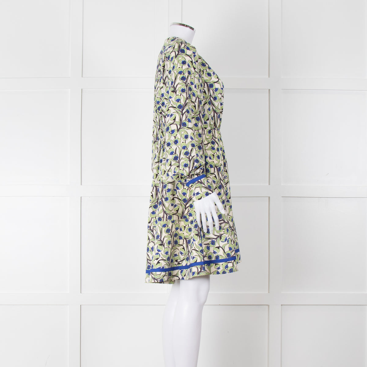 Me + Em Trailing Flower Print Fit & Flare Dress