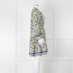 Me + Em Trailing Flower Print Fit & Flare Dress