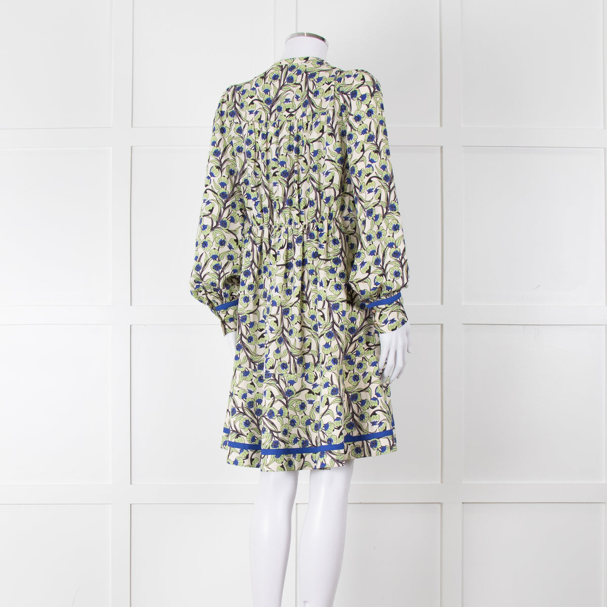 Me + Em Trailing Flower Print Fit & Flare Dress