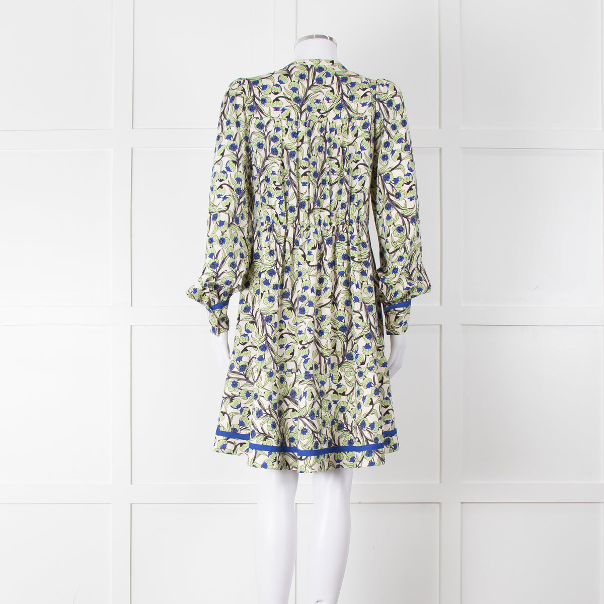 Me + Em Trailing Flower Print Fit & Flare Dress