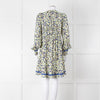 Me + Em Trailing Flower Print Fit & Flare Dress