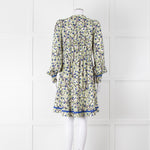 Me + Em Trailing Flower Print Fit & Flare Dress
