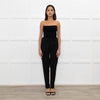Stella McCartney Black Tux Style Narrow Leg Trousers