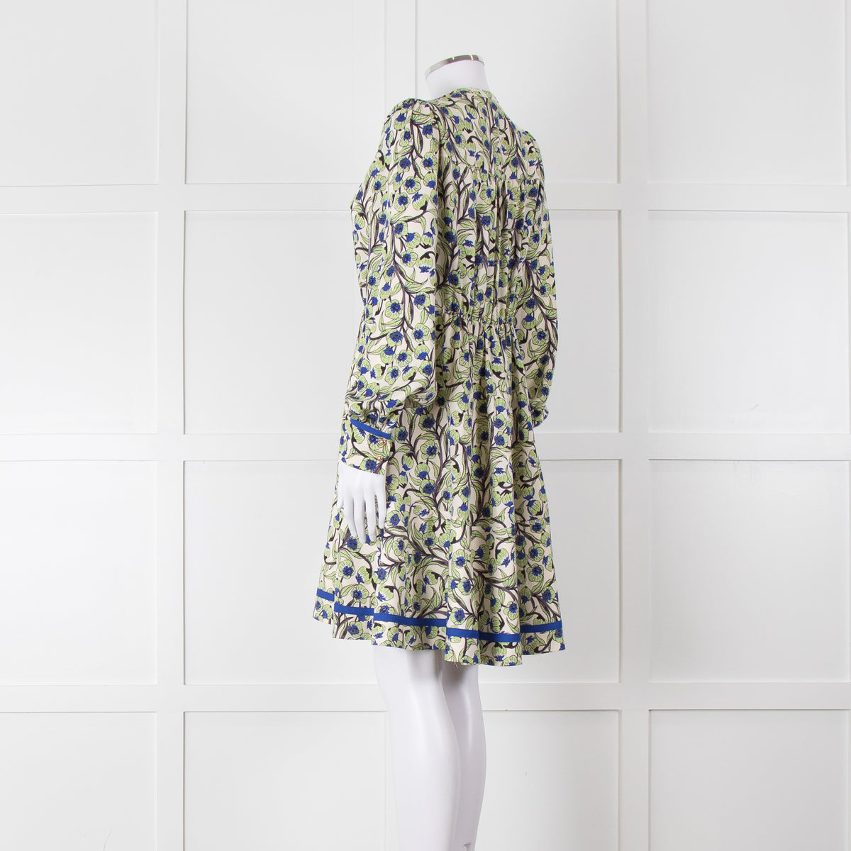 Me + Em Trailing Flower Print Fit & Flare Dress