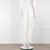 Helmut Lang White Cargo Trousers With Zips