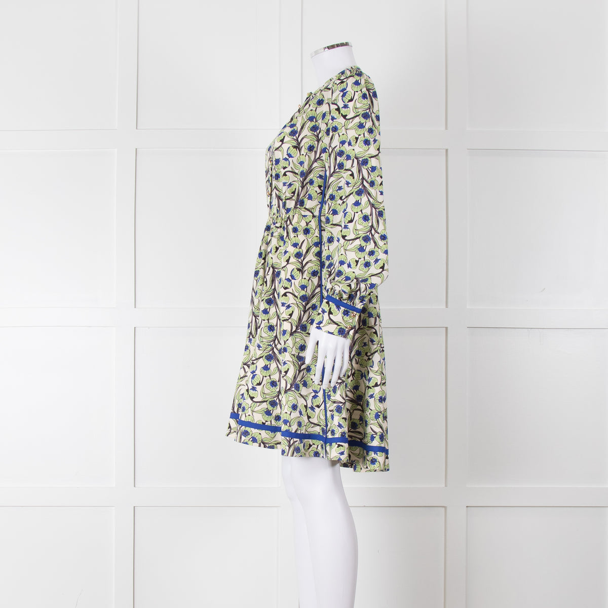Me + Em Trailing Flower Print Fit & Flare Dress