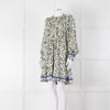 Me + Em Trailing Flower Print Fit & Flare Dress