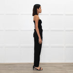 Stella McCartney Black Tux Style Narrow Leg Trousers