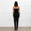 Stella McCartney Black Tux Style Narrow Leg Trousers