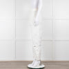 Helmut Lang White Cargo Trousers With Zips