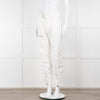 Helmut Lang White Cargo Trousers With Zips