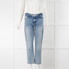 Frame Le High Straight Pale Blue Jeans