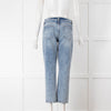 Frame Le High Straight Pale Blue Jeans