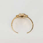 Lalique Gold Plated Sterling Silver Bangle