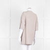 Acne Studios Grey Embroidered Slogan Oversized T-Shirt