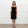 Burberry Black Button Up Pencil Skirt