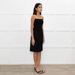 Burberry Black Button Up Pencil Skirt