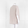 Acne Studios Grey Embroidered Slogan Oversized T-Shirt