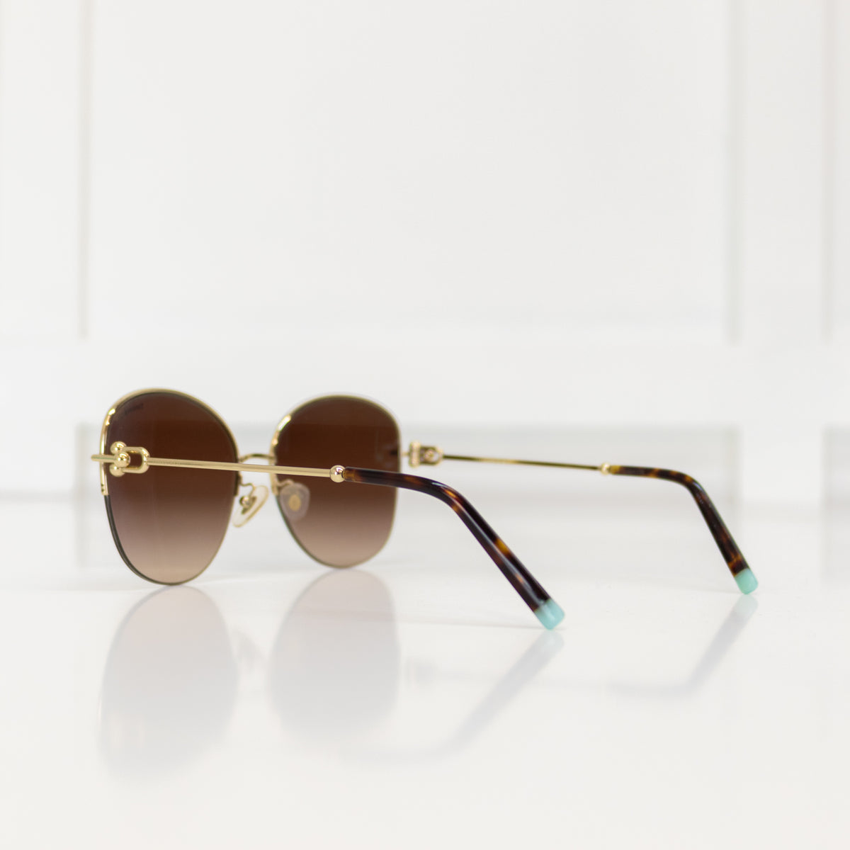 Tiffany & Co Gold Frameless Link Sunglasses