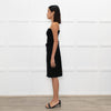 Burberry Black Button Up Pencil Skirt