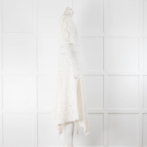 Zimmerman White Broderie Anglaise Dress