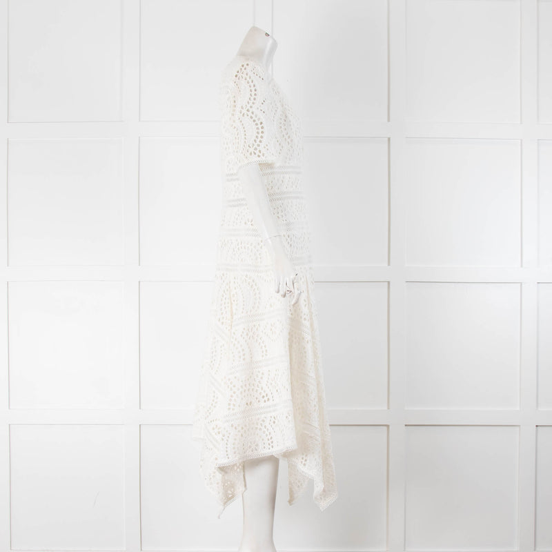 Zimmerman White Broderie Anglaise Dress