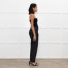 High Dark Denim High Waisted Trousers