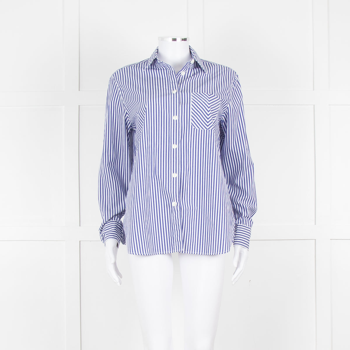 Rag & Bone Blue White Stripes Shirt