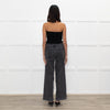 Toteme Black Washed Wide Leg Jeans