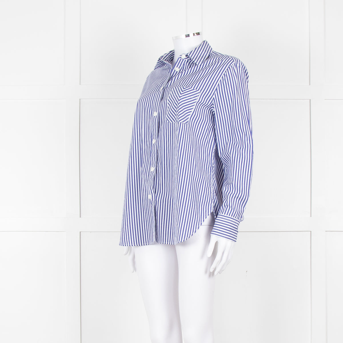 Rag & Bone Blue White Stripes Shirt