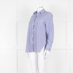 Rag & Bone Blue White Stripes Shirt
