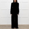 Jane Black Velvet Faux Pearl Detail Jumpsuit