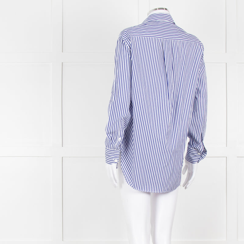 Rag & Bone Blue White Stripes Shirt