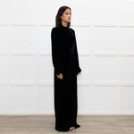 Jane Black Velvet Faux Pearl Detail Jumpsuit