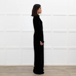 Jane Black Velvet Faux Pearl Detail Jumpsuit