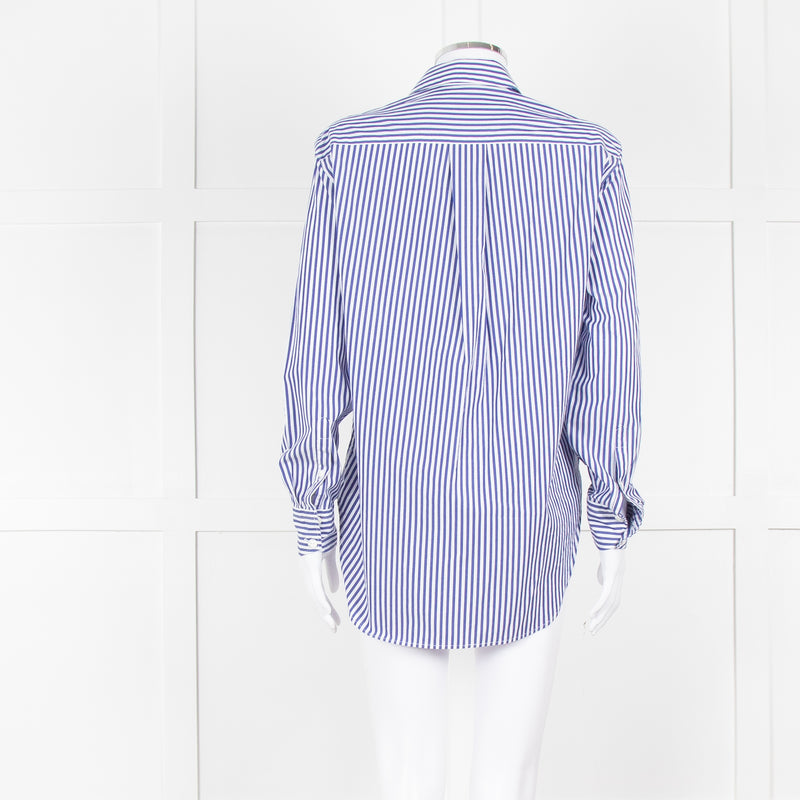 Rag & Bone Blue White Stripes Shirt