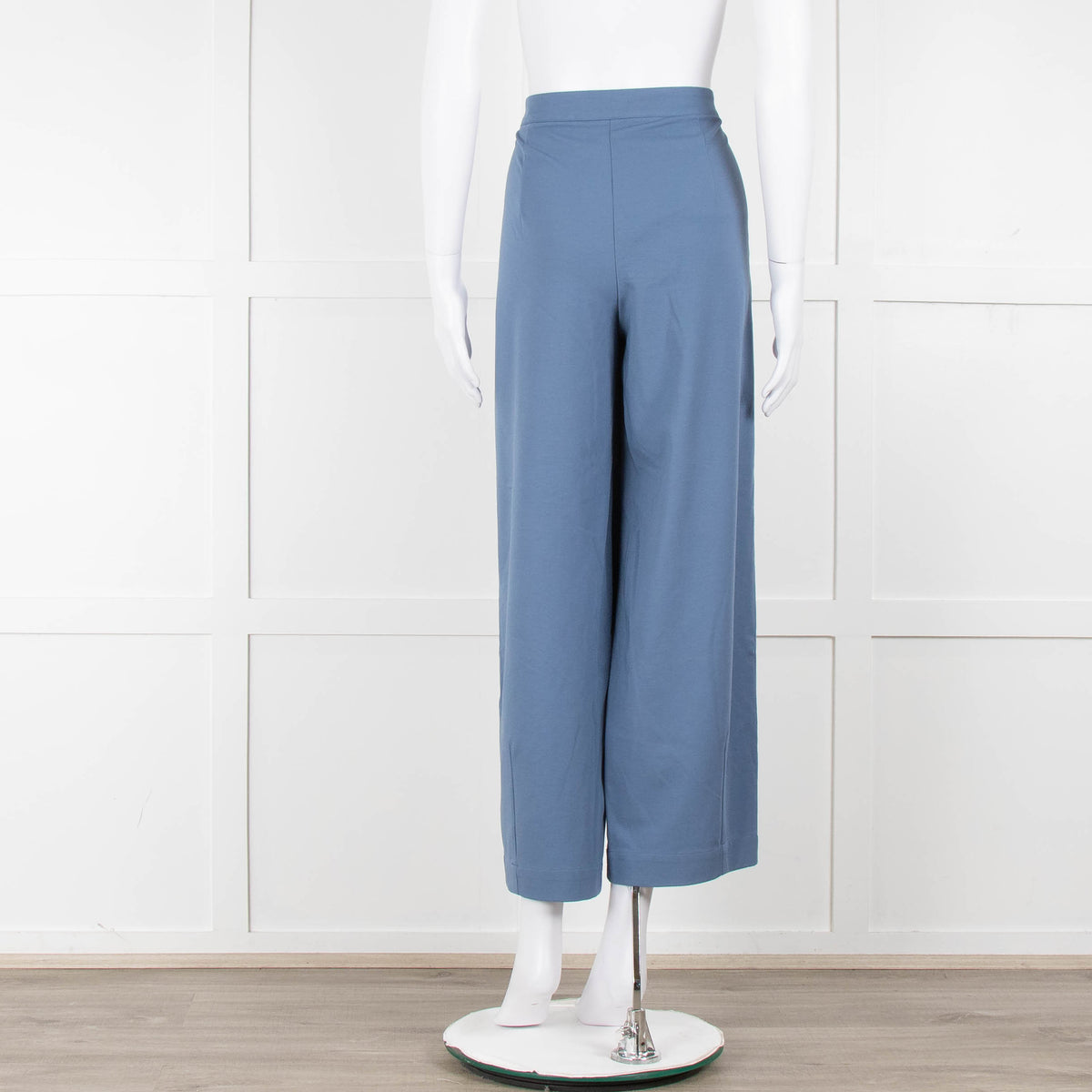 Sarah Pacini Blue Wide Leg Trousers