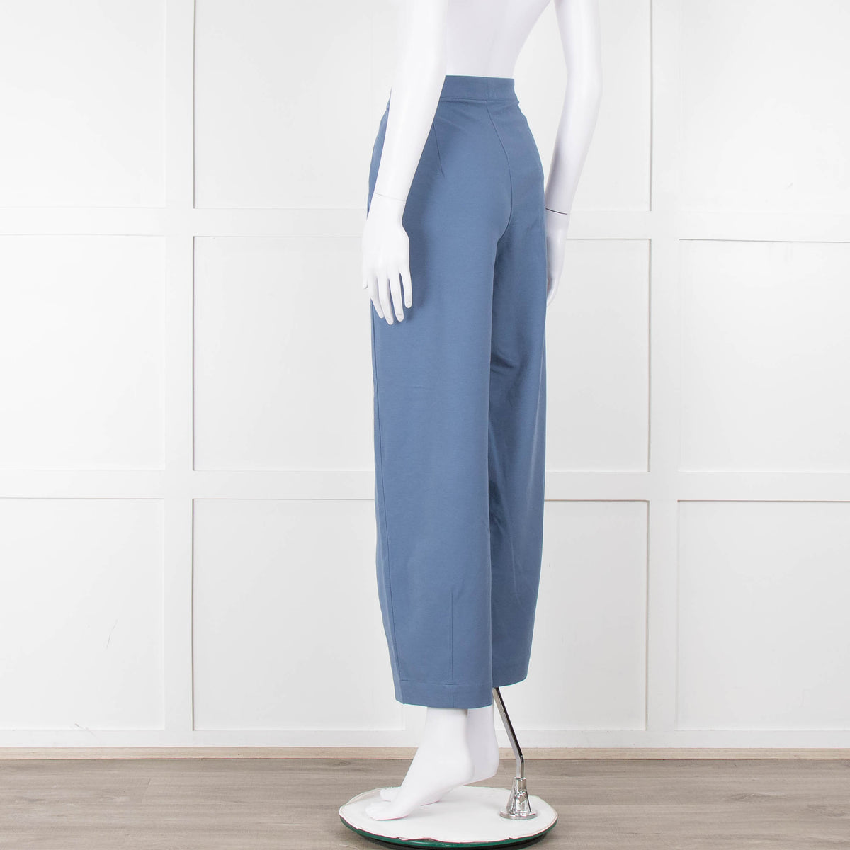 Sarah Pacini Blue Wide Leg Trousers