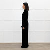 Jane Black Velvet Faux Pearl Detail Jumpsuit