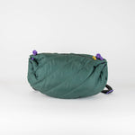 Ganni Green Tech Fabric Quilted Cross Body Bag