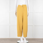 Sarah Pacini Mustard Wide Leg Trousers