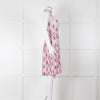 Prada Pink Silk 'Robot' Dress With Drawstring Hem