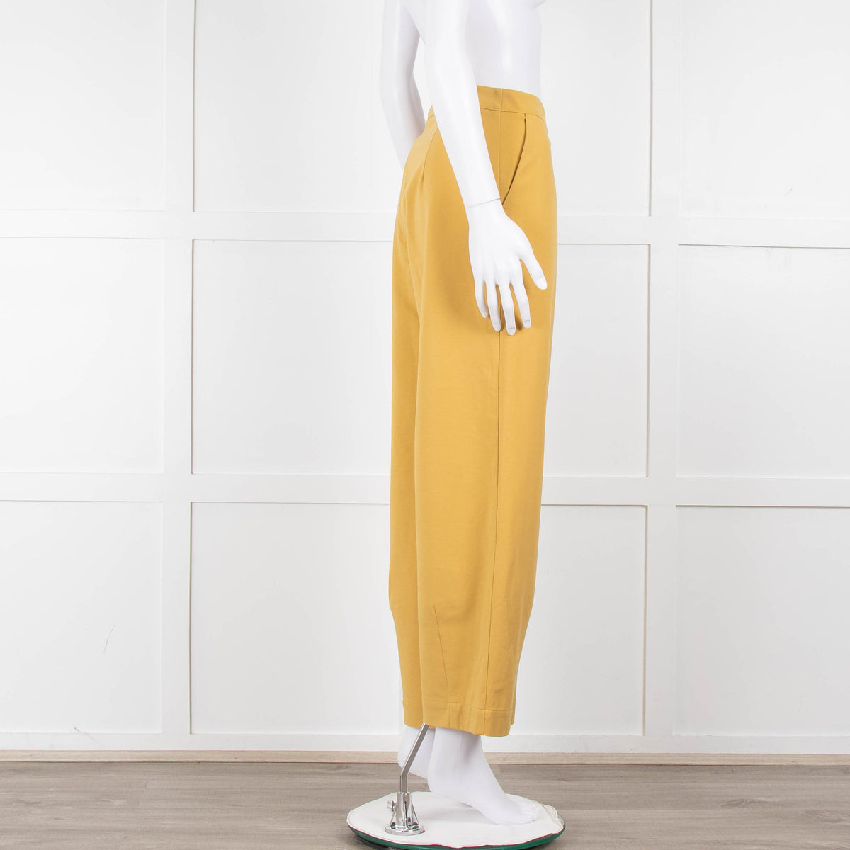 Sarah Pacini Mustard Wide Leg Trousers